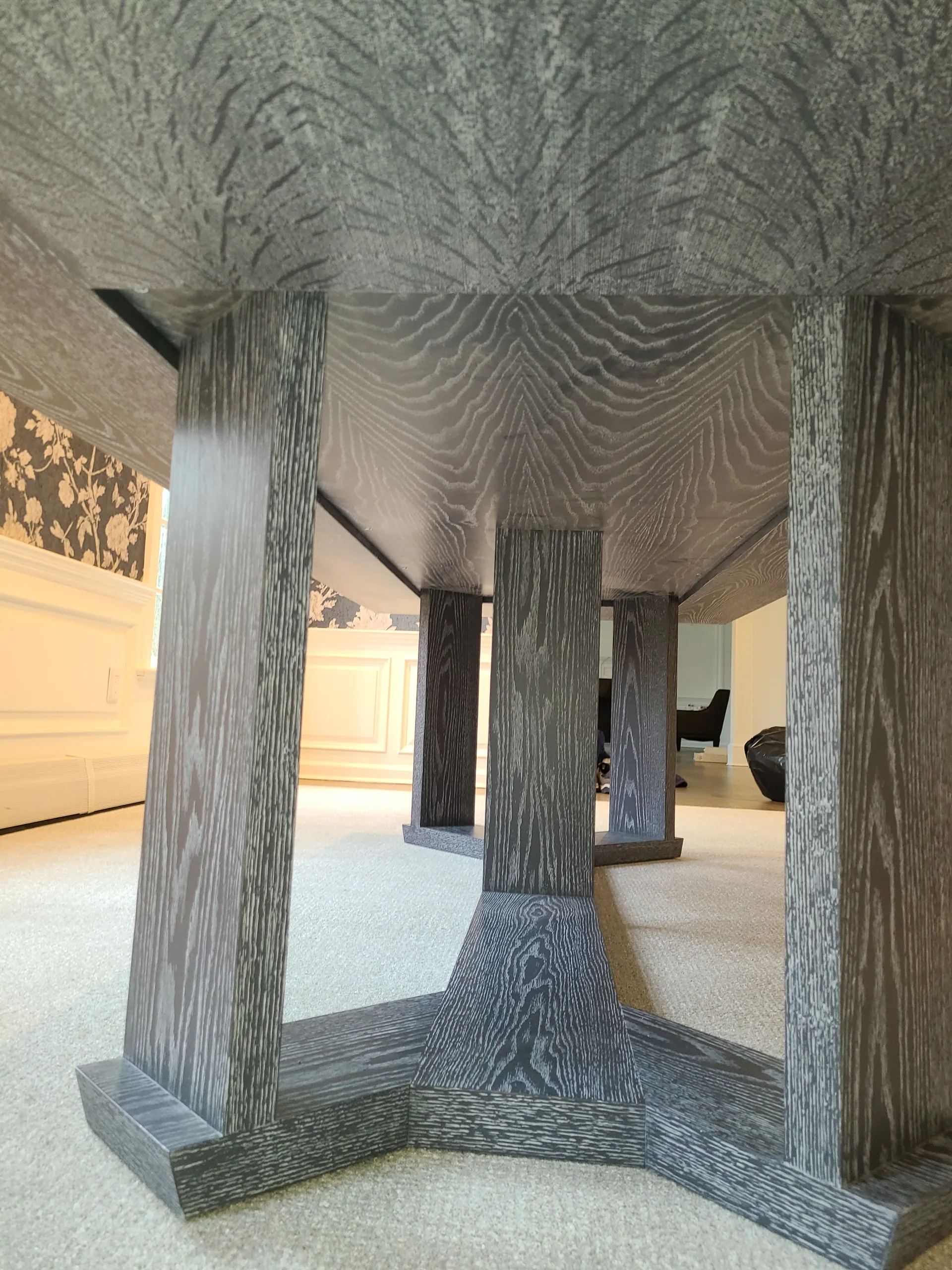 Gray Oak Hallway Console