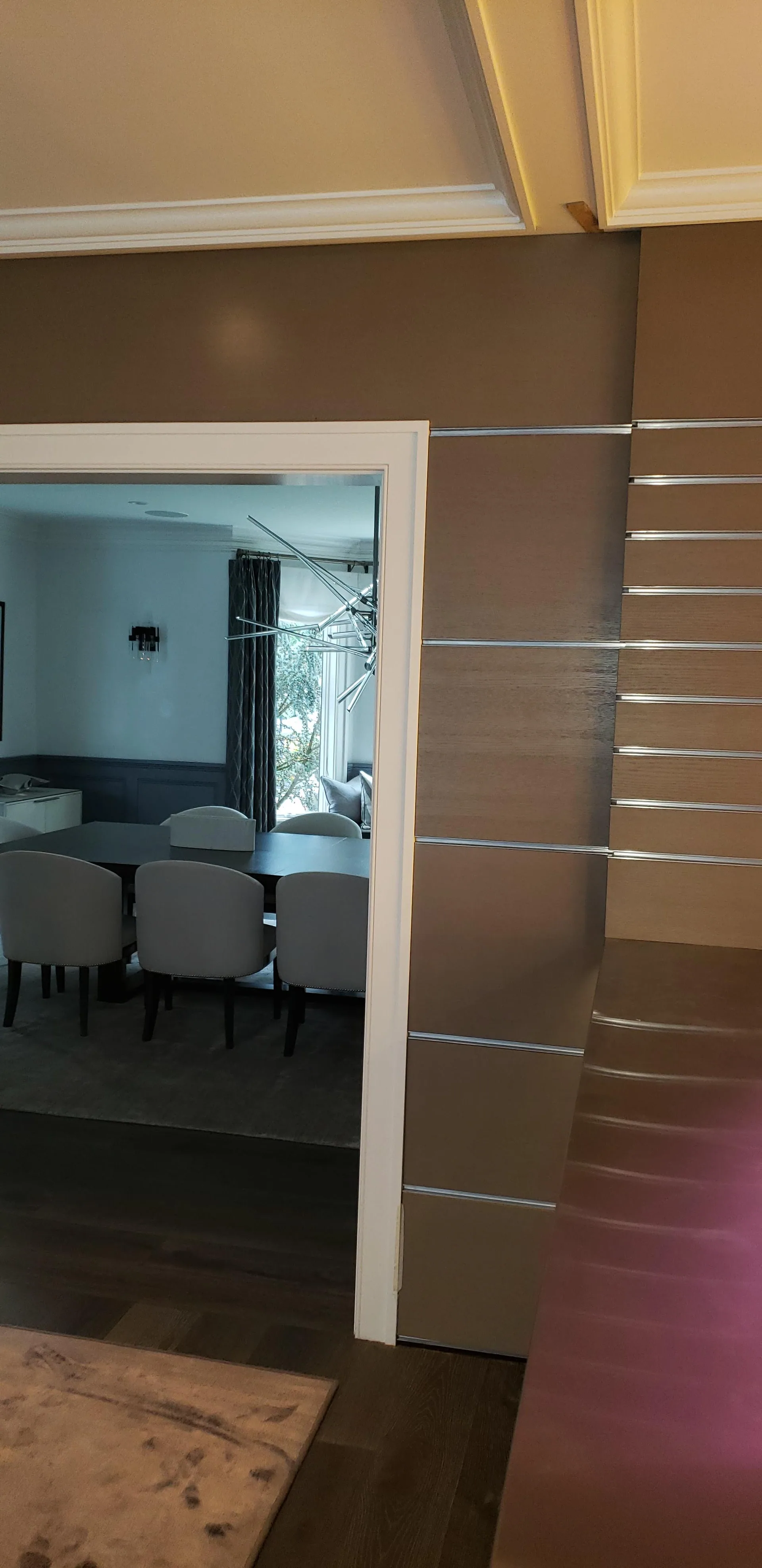 Gray Modern Shelving Wall — gallery 3