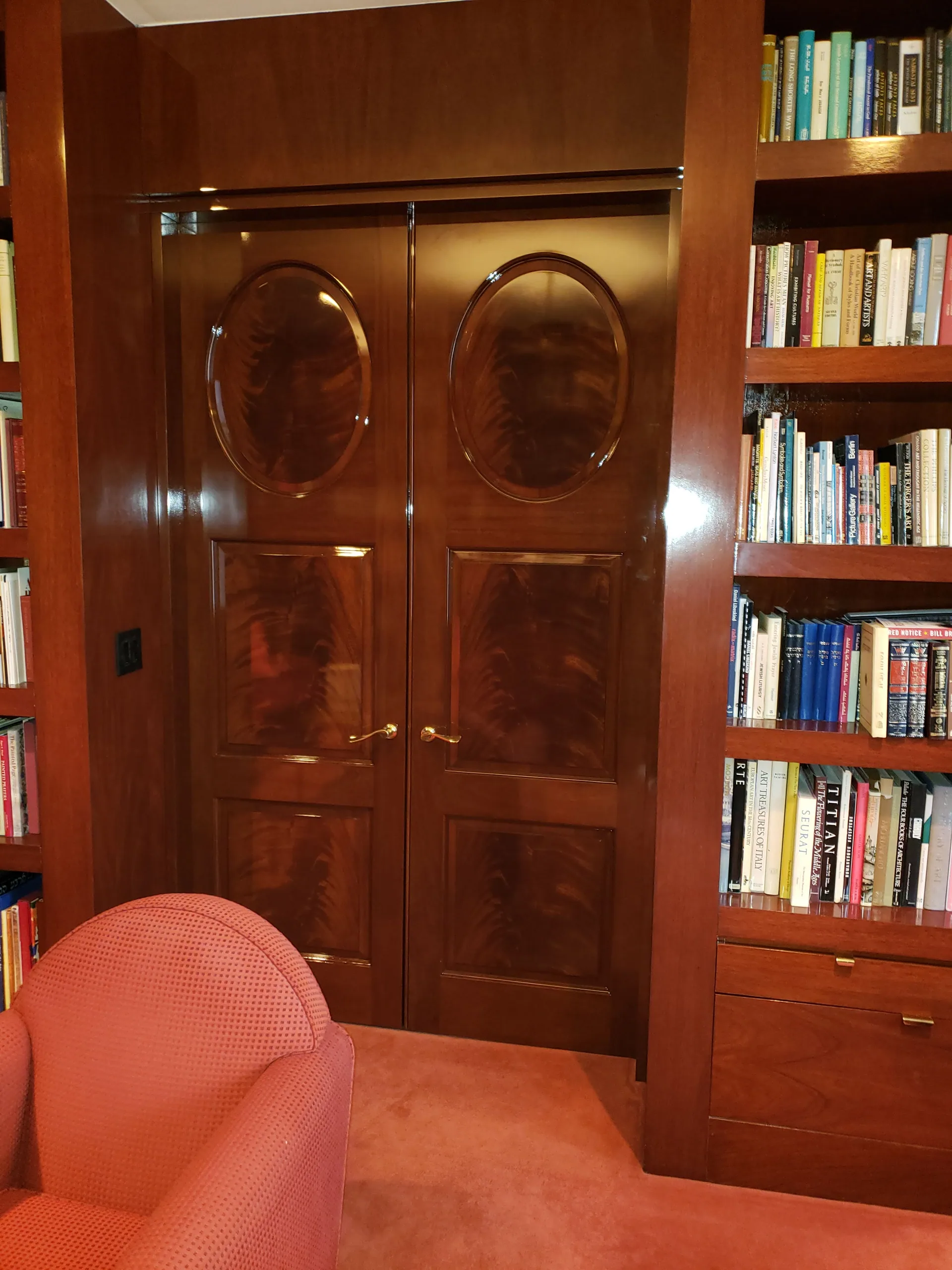 Floor-to-Ceiling Mahogany Library — gallery 4