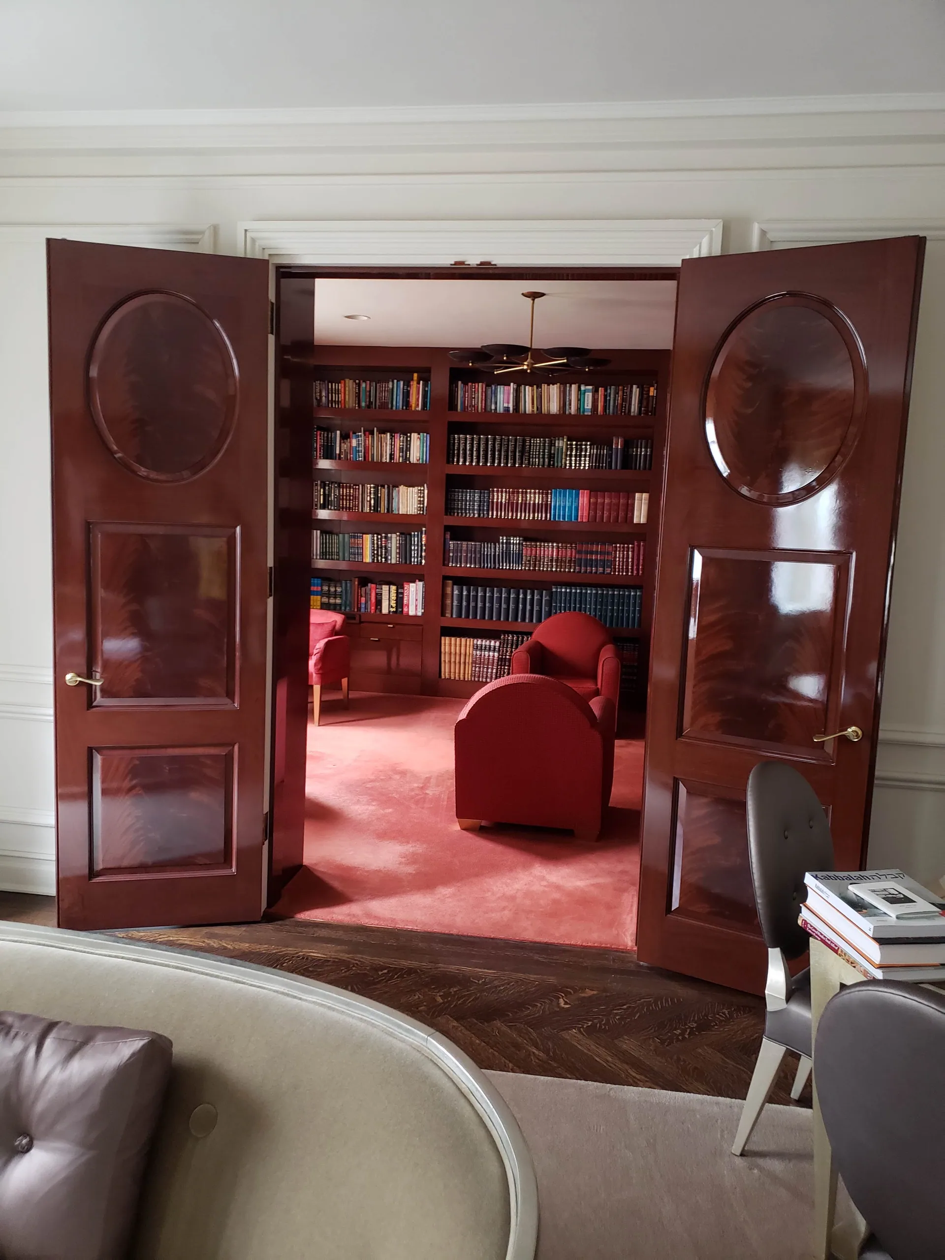 Floor-to-Ceiling Mahogany Library — gallery 12