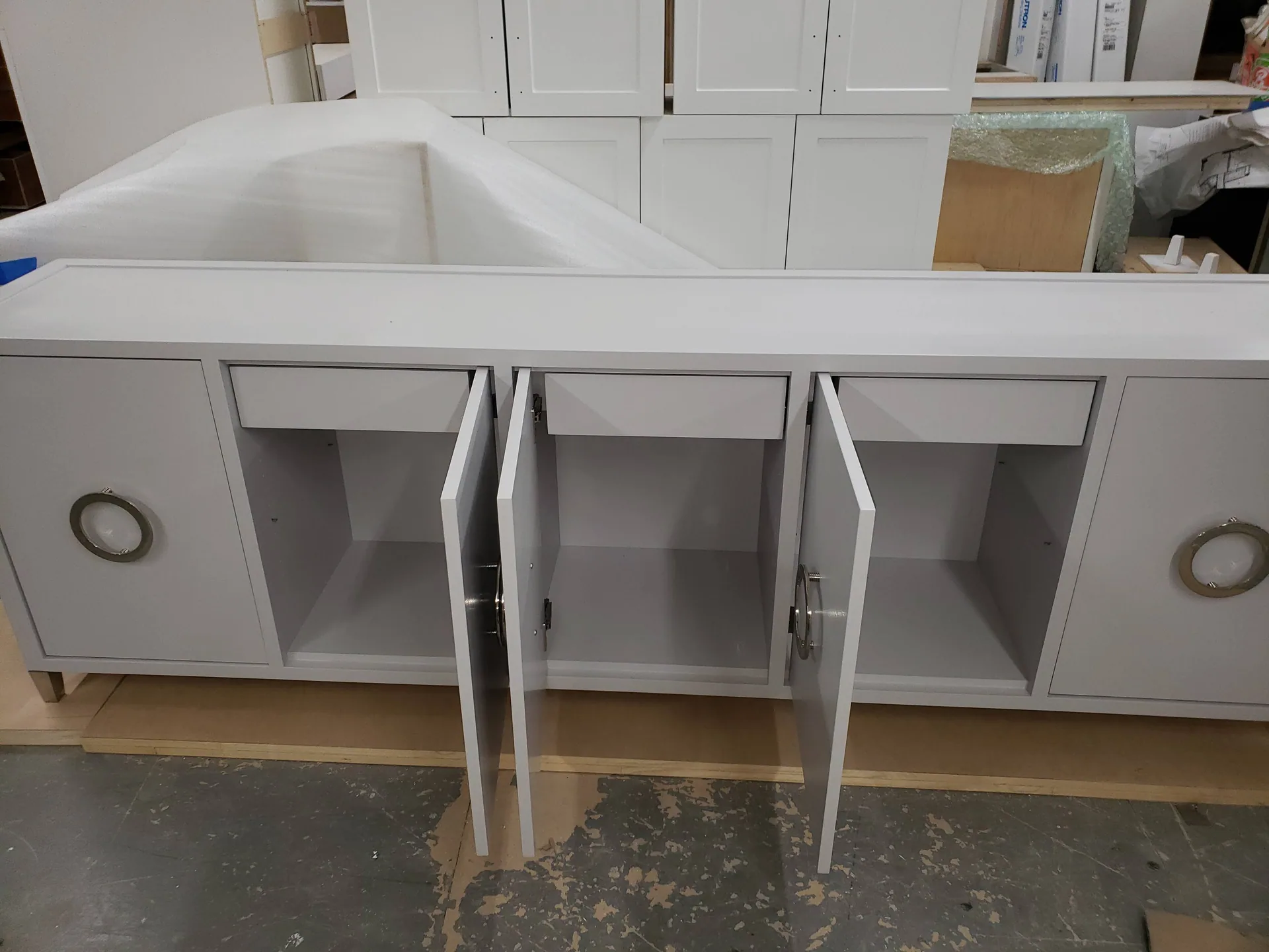 Dark Vanity with Mosaic Backsplash — gallery 5