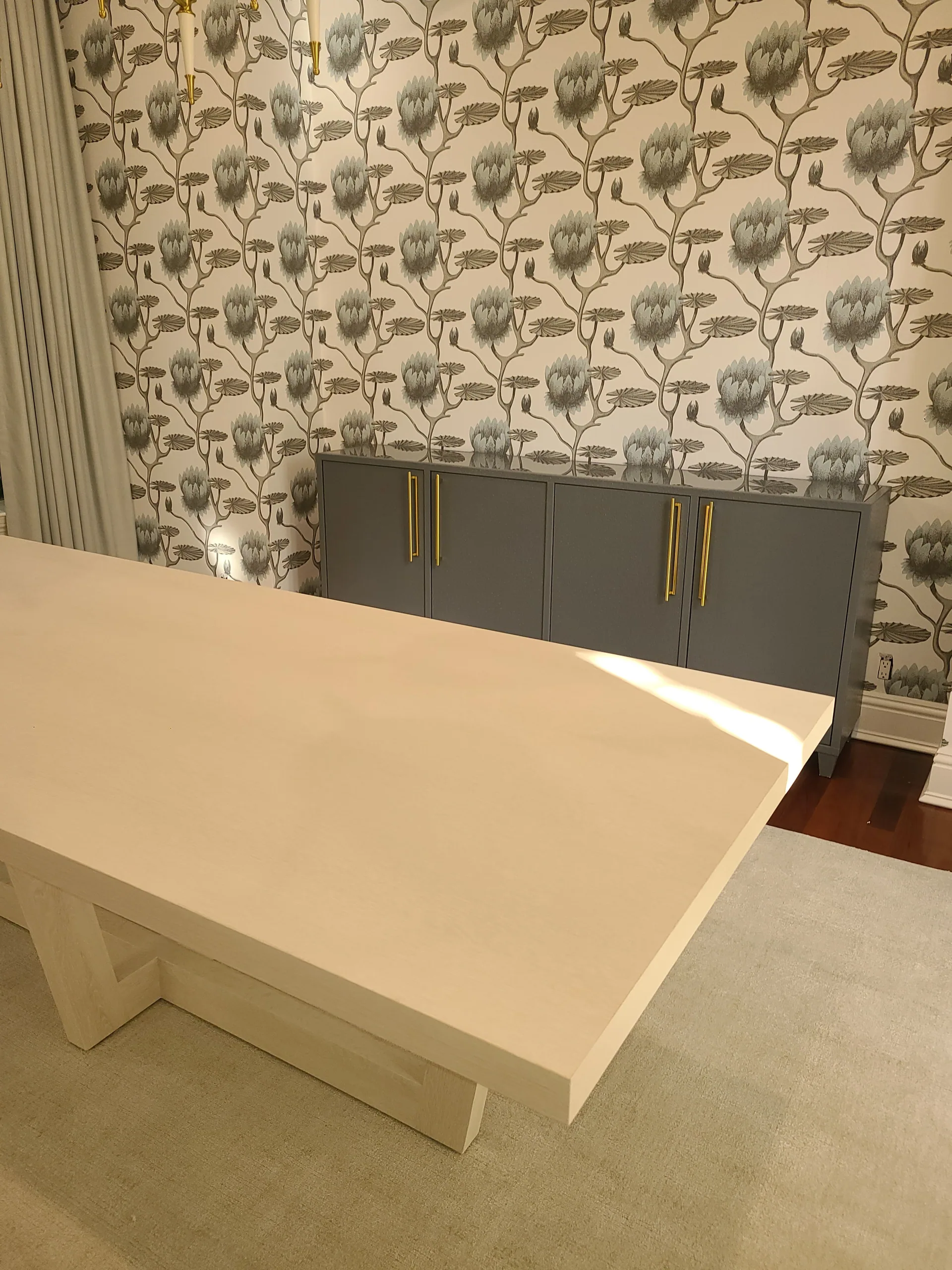 Oak Pedestal Dining Table — gallery 11